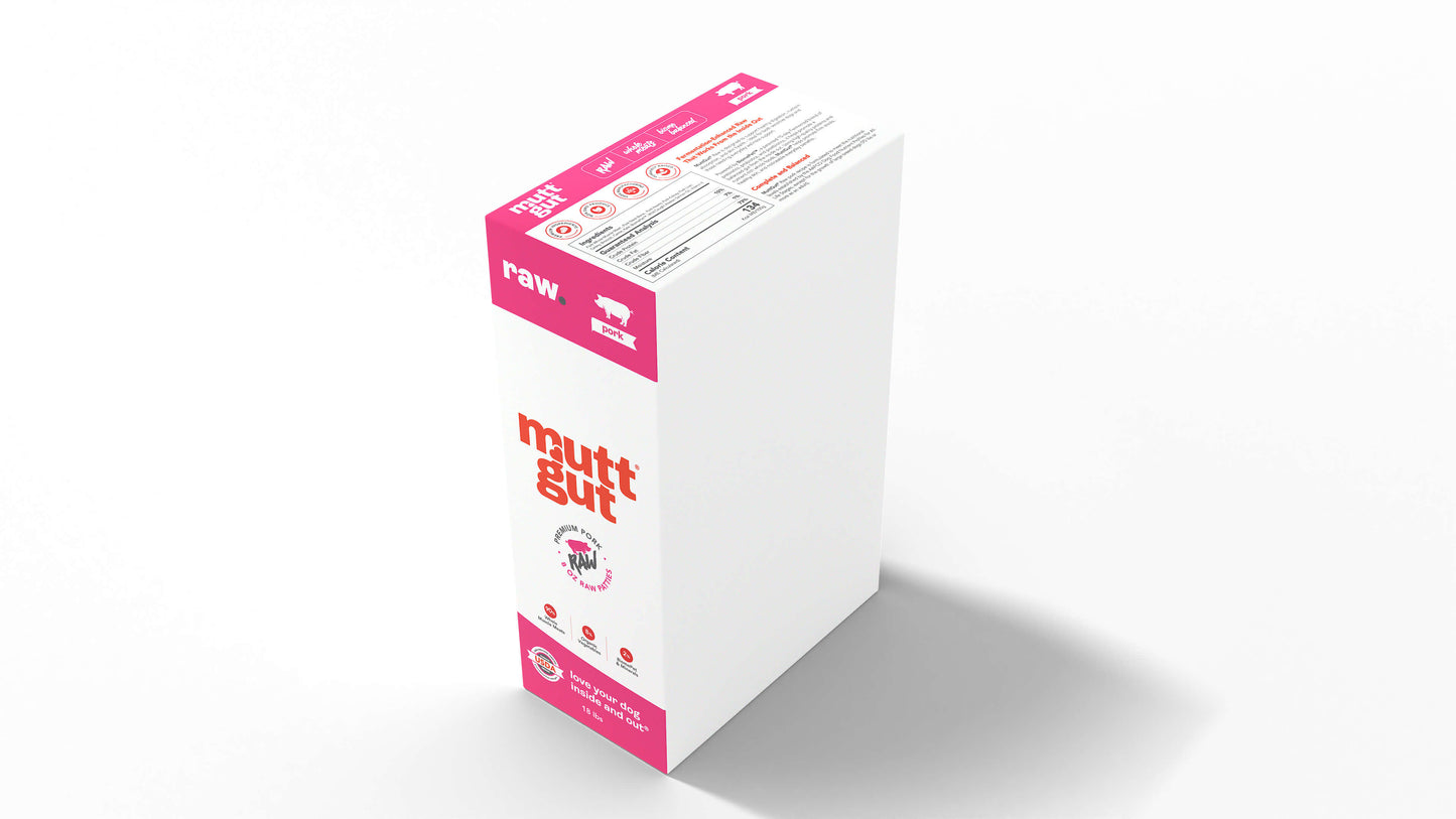 MuttGut gut support raw - pork recipe