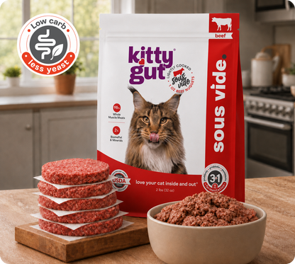KittyGut® support sous vide - beef recipe