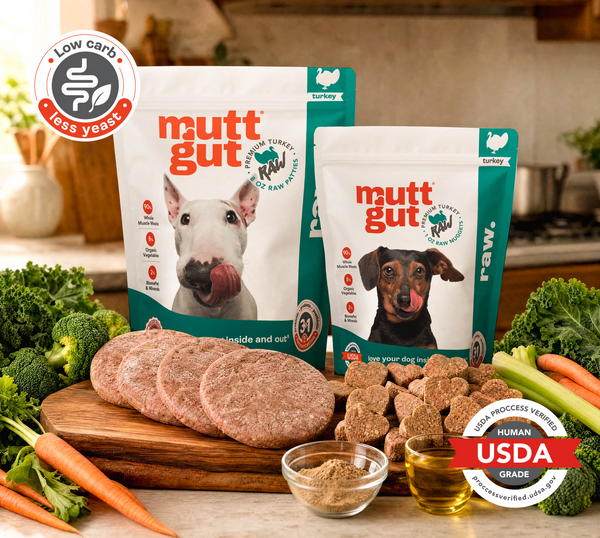 MuttGut® gut support raw - turkey recipe