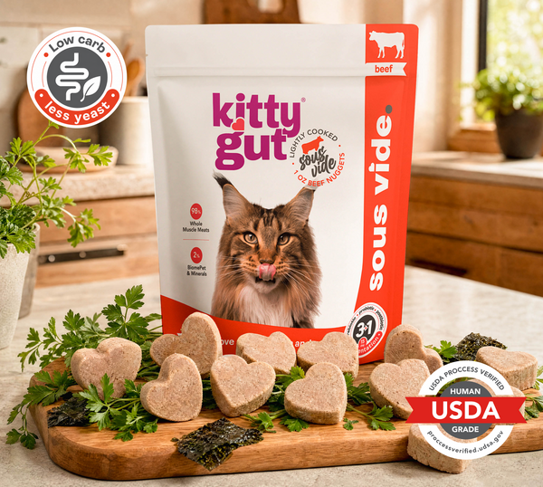 KittyGut® support sous vide - beef recipe