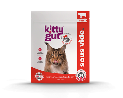 KittyGut® support sous vide - beef recipe