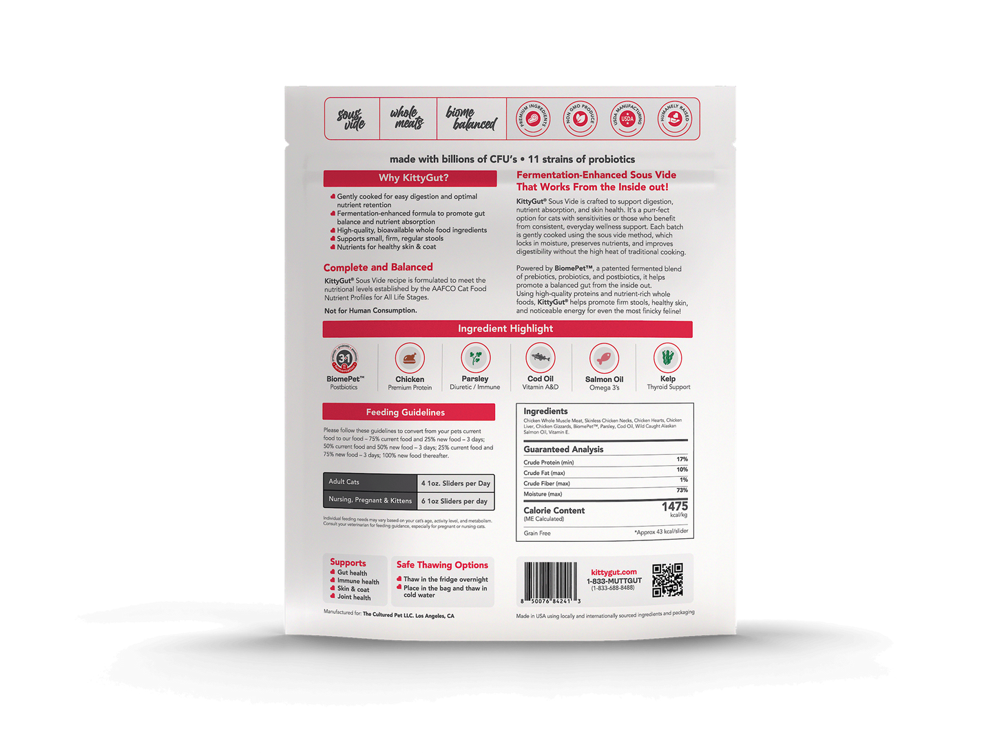 KittyGut® support sous vide - beef recipe