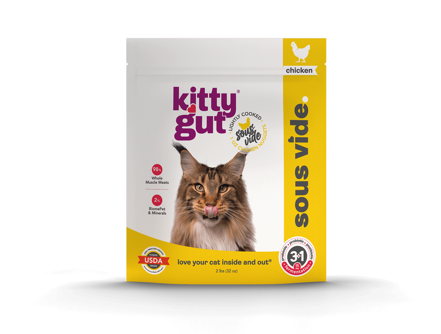 KittyGut® support sous vide - chicken recipe