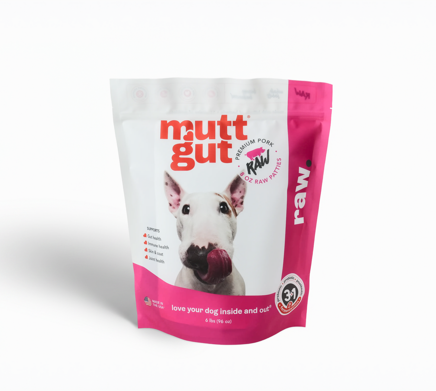 MuttGut® gut support raw - pork recipe