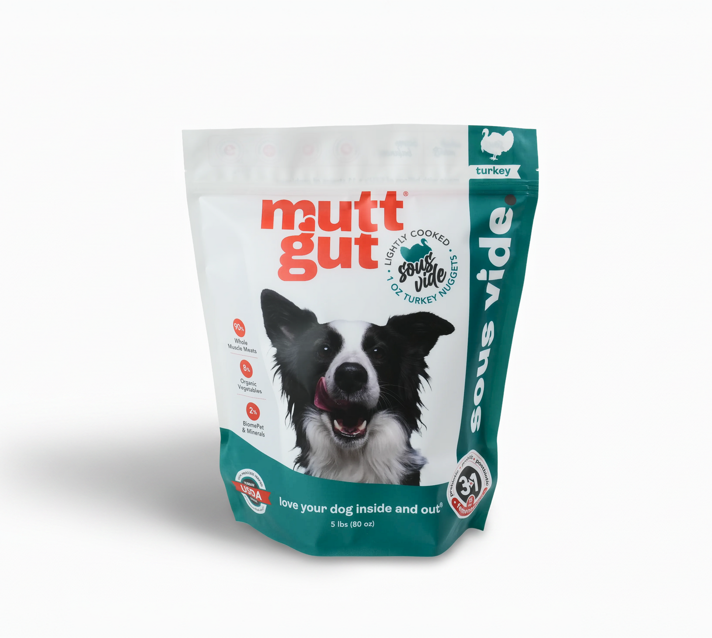 MuttGut® gut support sous vide - turkey recipe
