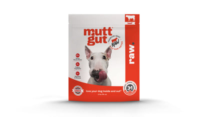 MuttGut gut support raw - beef recipe