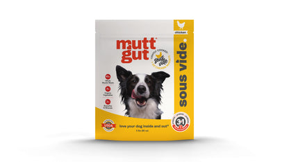 MuttGut® gut support sous vide - Chicken recipe