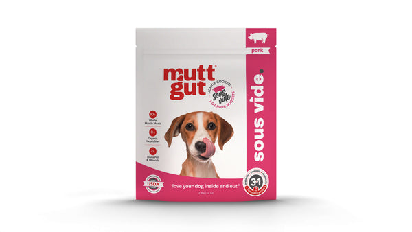 MuttGut gut support sous vide - pork recipe