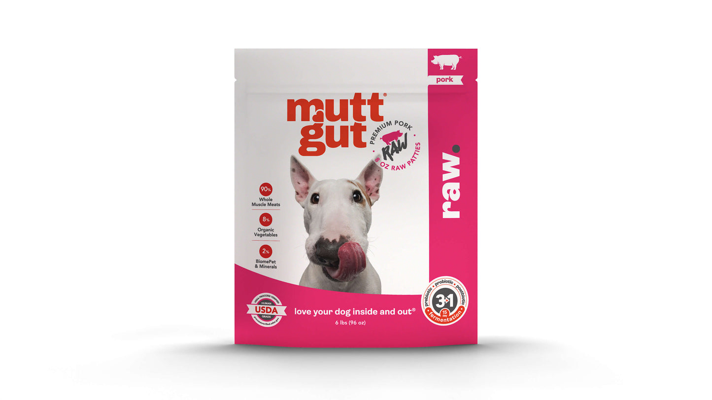 MuttGut gut support raw - pork recipe