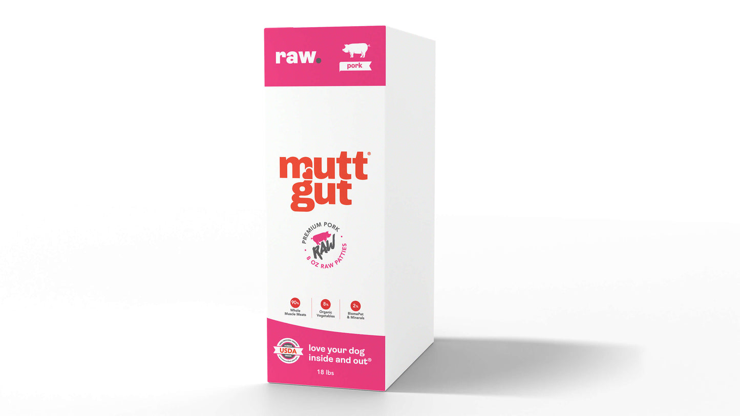 MuttGut gut support raw - pork recipe