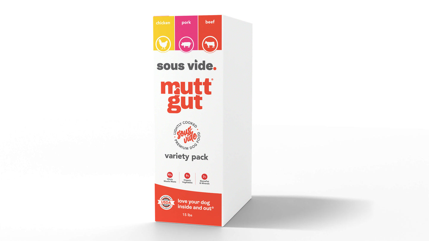 MuttGut gut support sous vide - turkey recipe