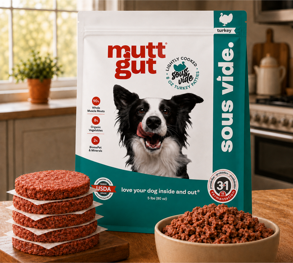 MuttGut® gut support sous vide - turkey recipe