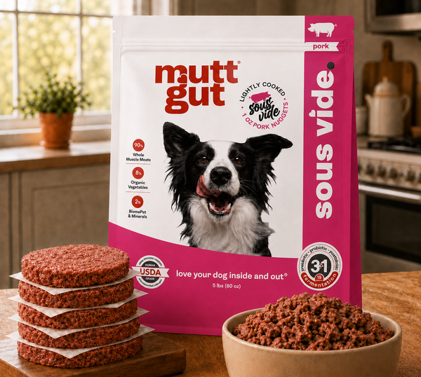 MuttGut® gut support sous vide - pork recipe