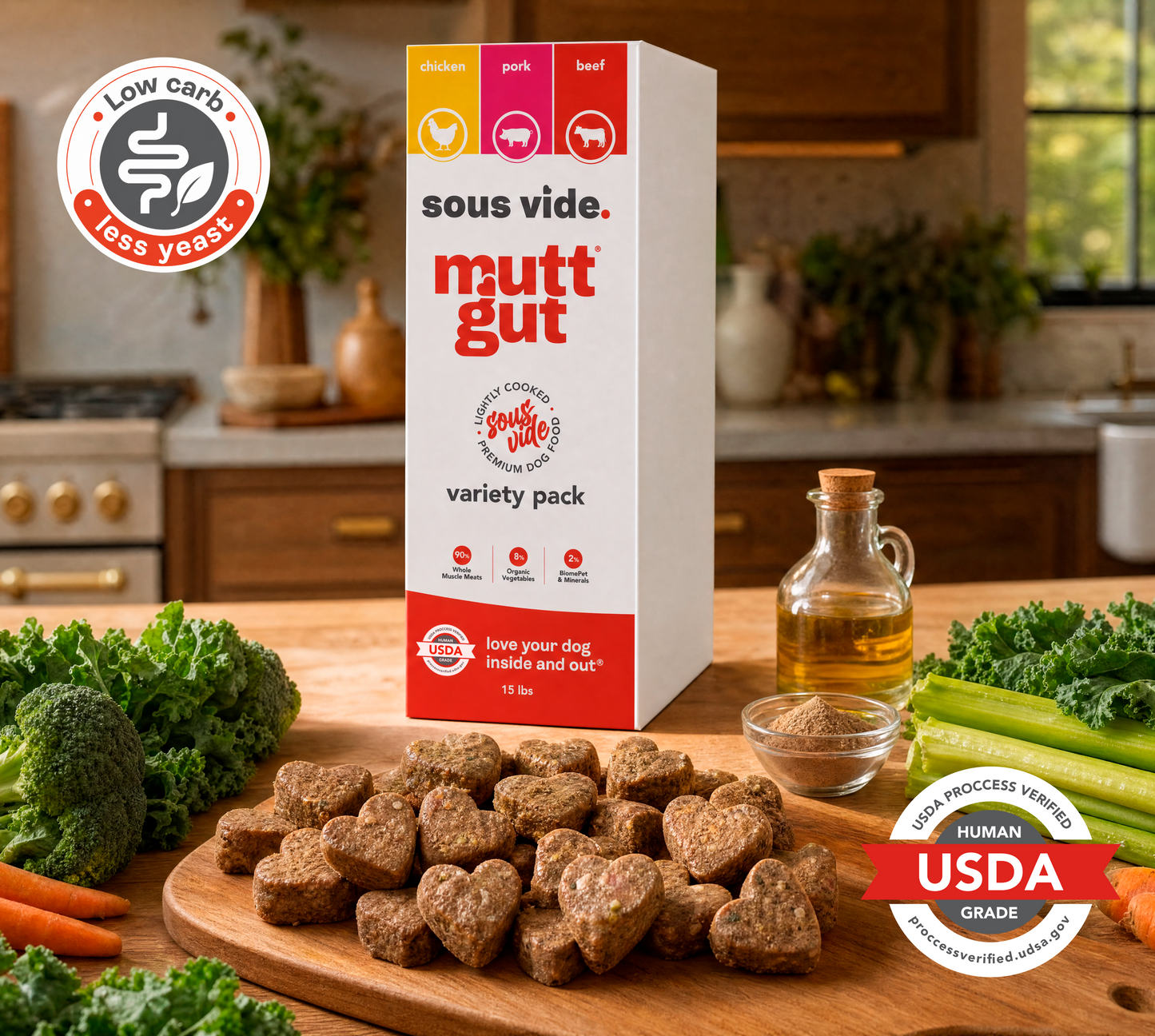 MuttGut® gut support sous vide - variety pack