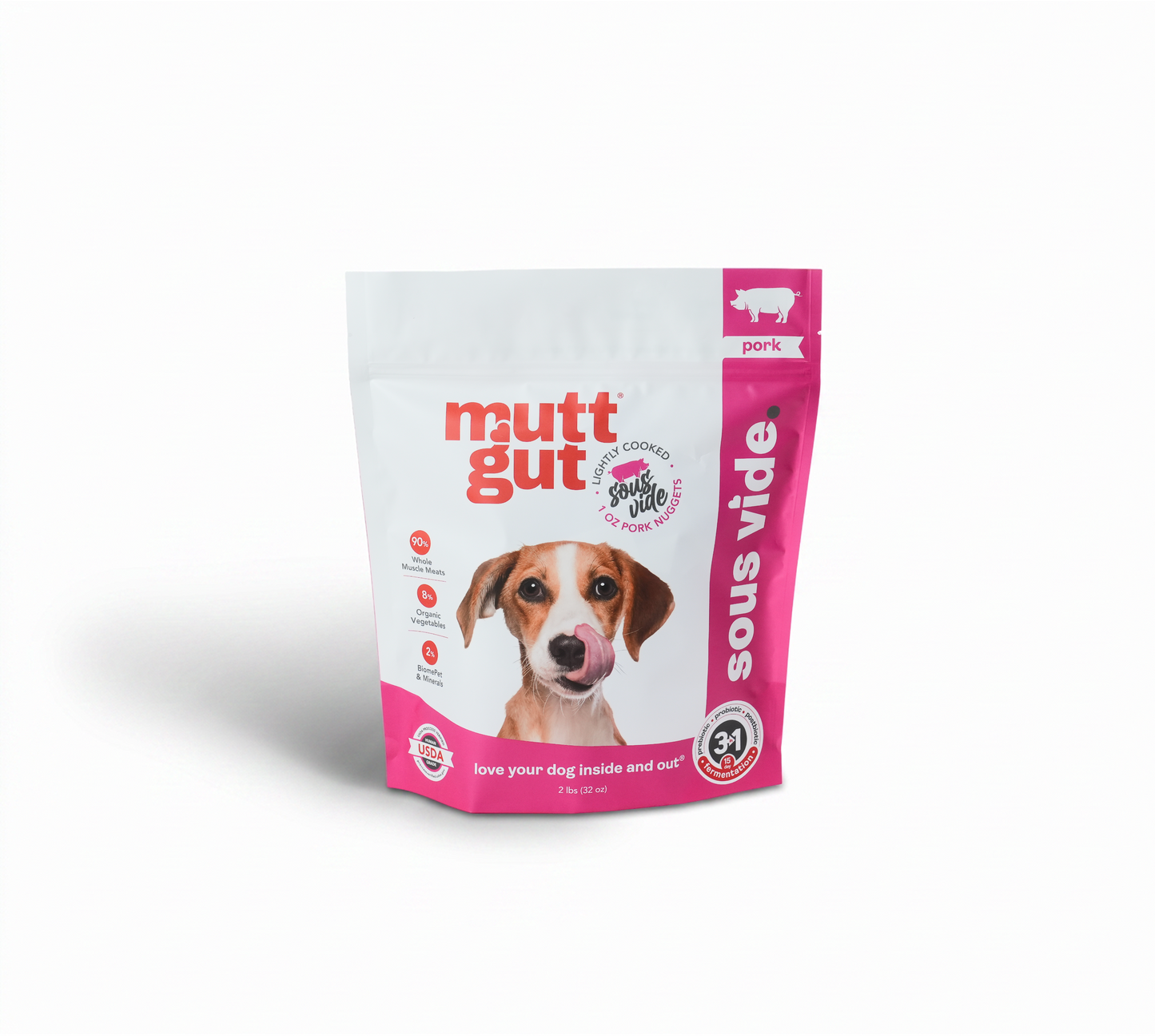 MuttGut® gut support sous vide - pork recipe
