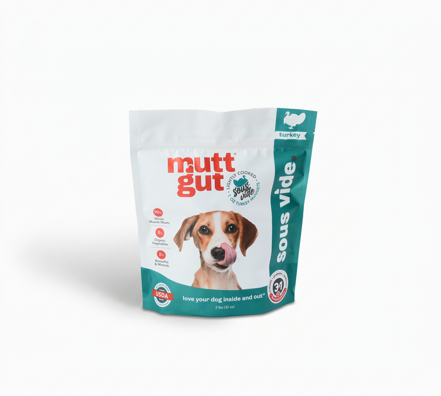 MuttGut® gut support sous vide - turkey recipe