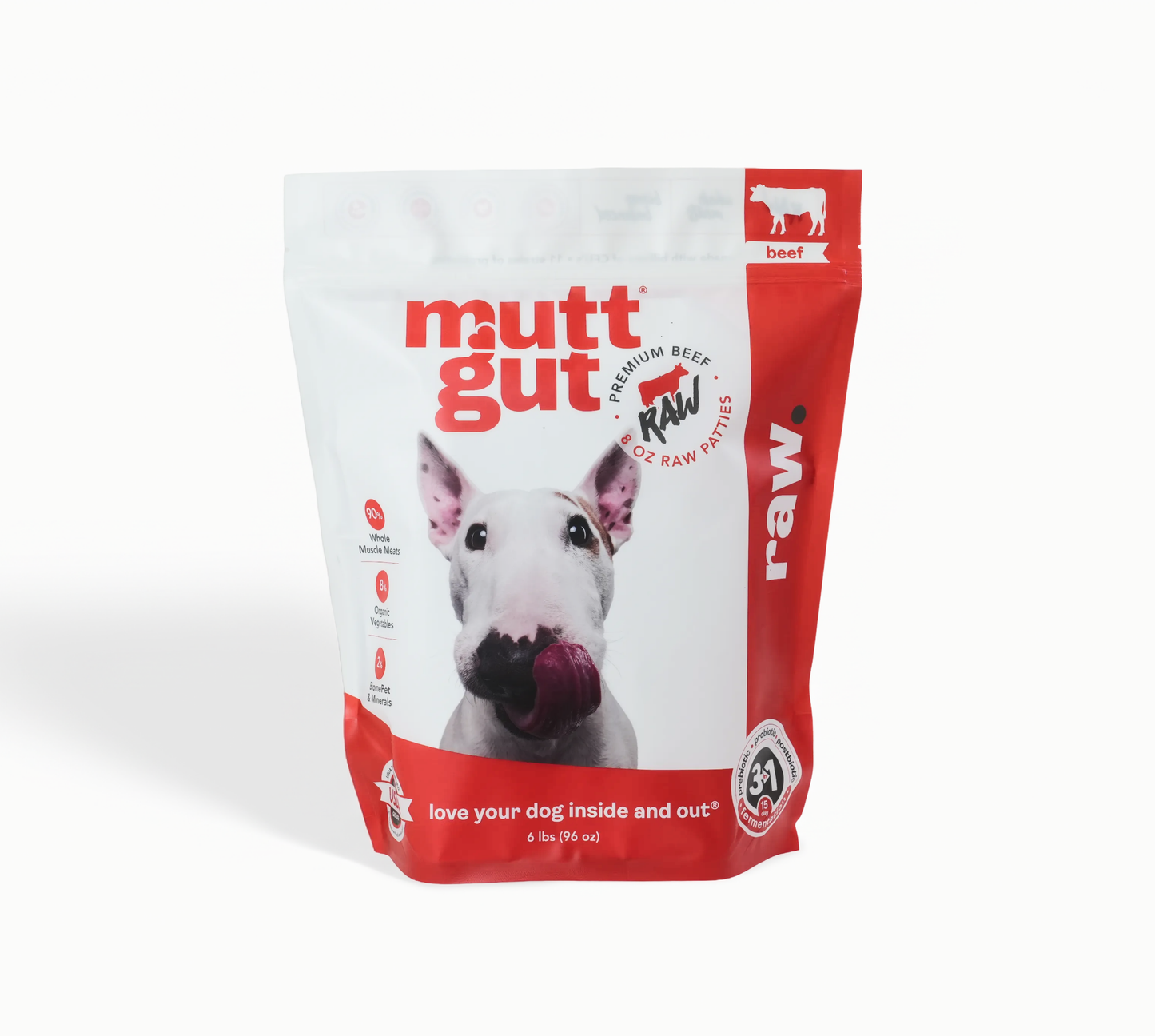 MuttGut® gut support raw - beef recipe