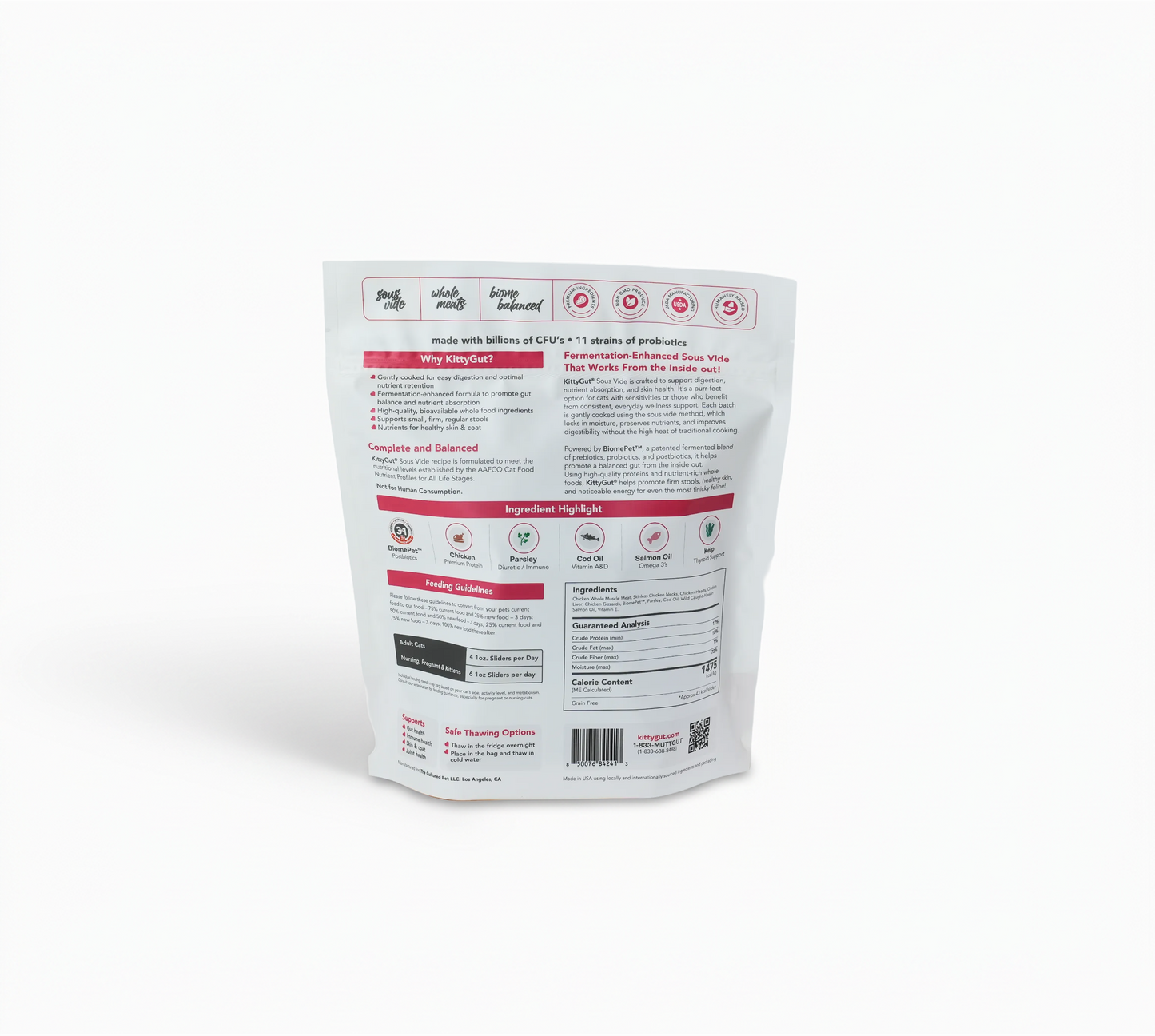 KittyGut® support sous vide - chicken recipe