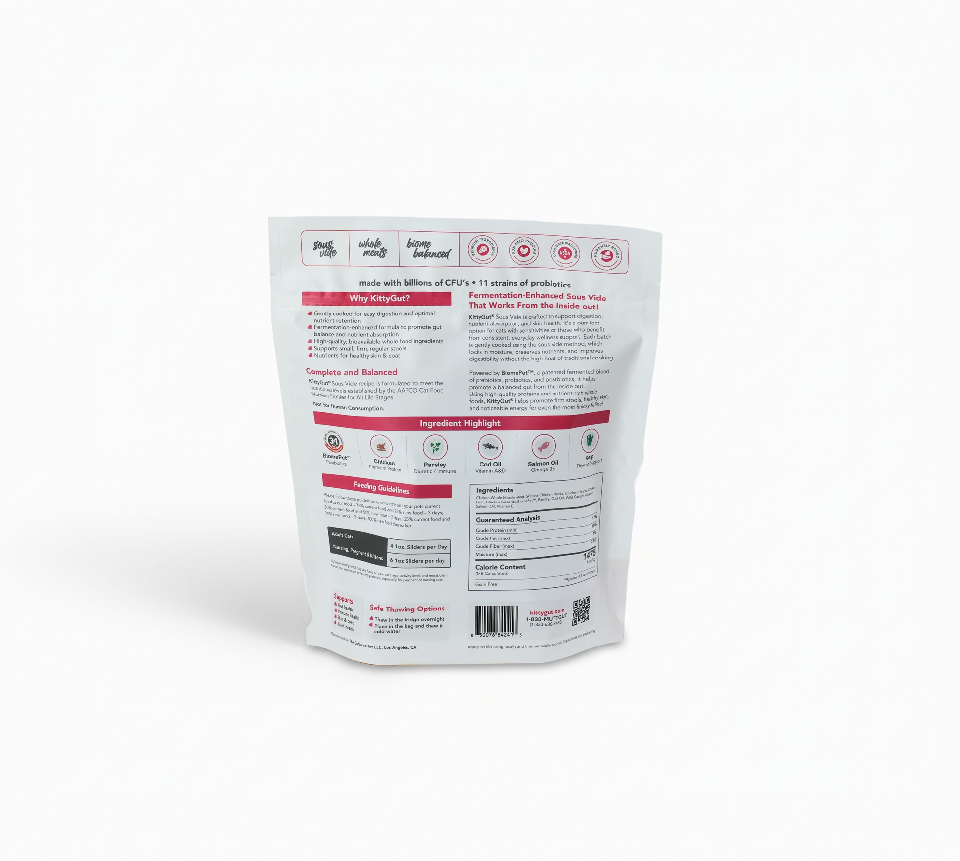 KittyGut® support sous vide - chicken recipe