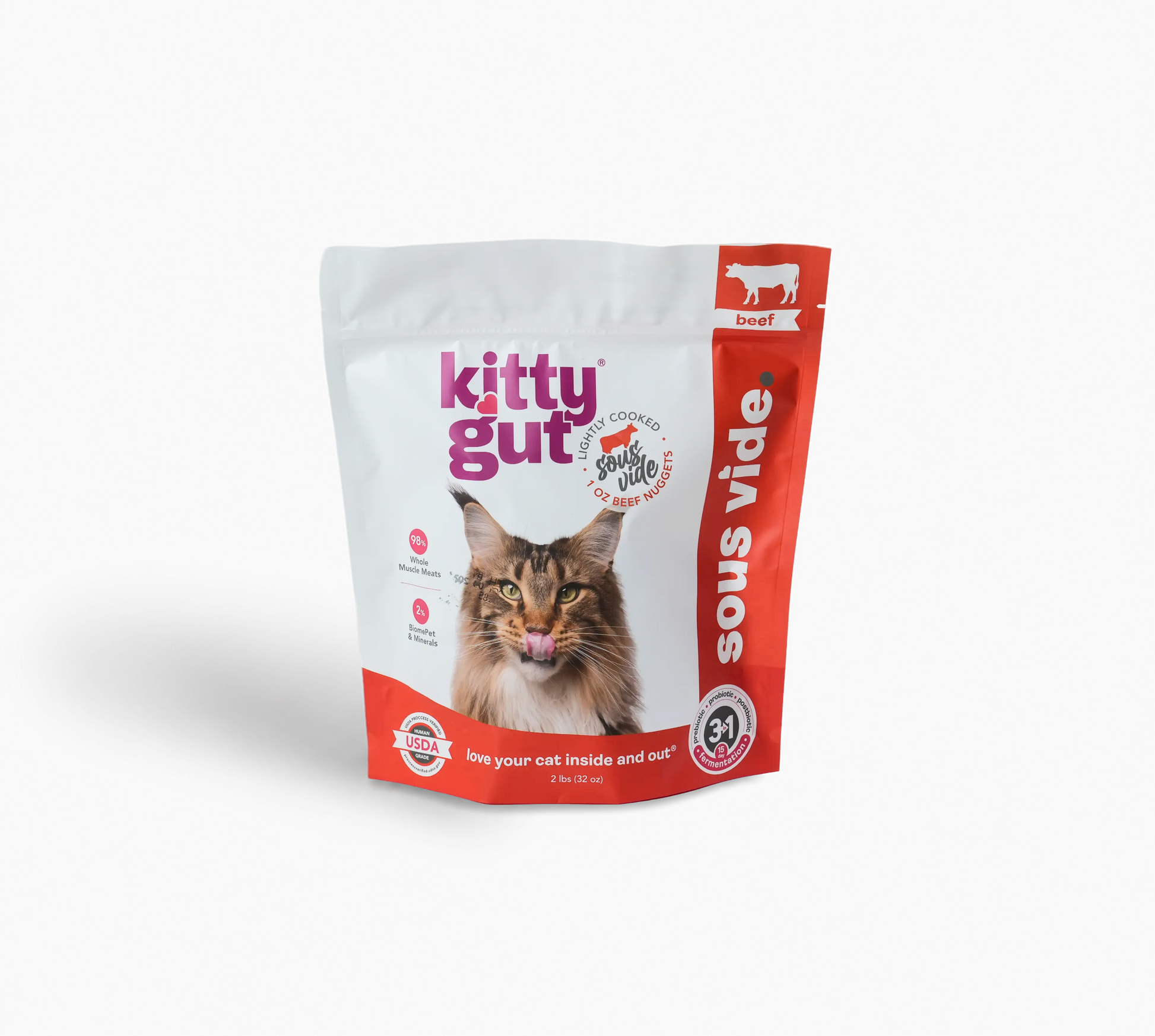 KittyGut® support sous vide - beef recipe