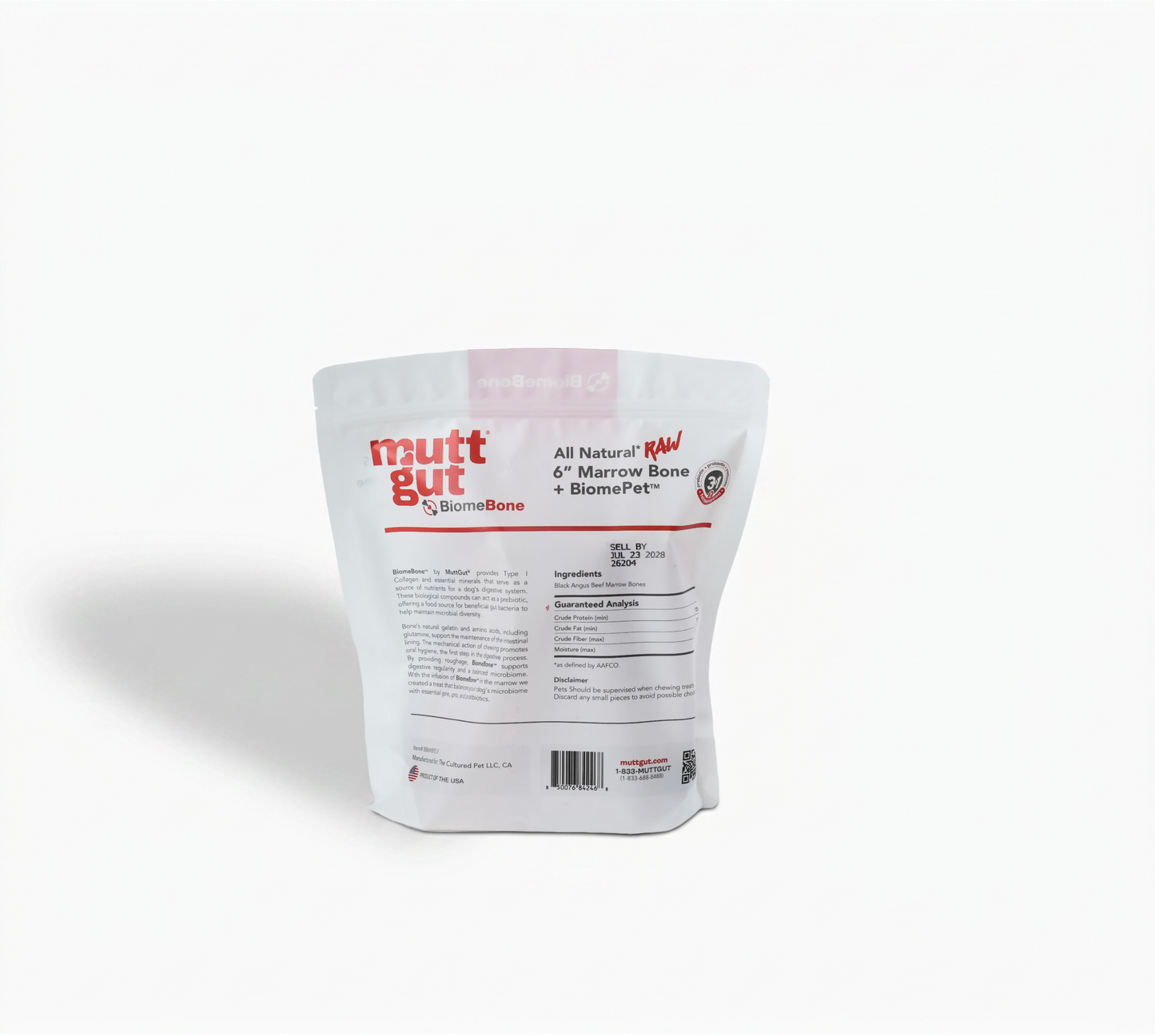 BiomeBone + BiomePet™ all natural supplemented dog chew
